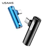 USAMS SJ277 Type C Male to 3.5mm Female Adapter Type c OTG Converter Charger Listen Call Volume Audio Adapter for Samsung USB C