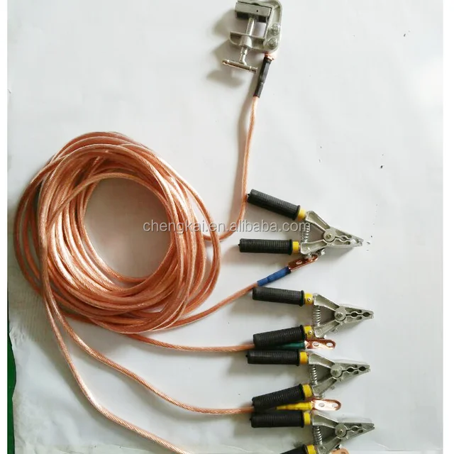 cable branch box grounding line grounding rods/high voltage line