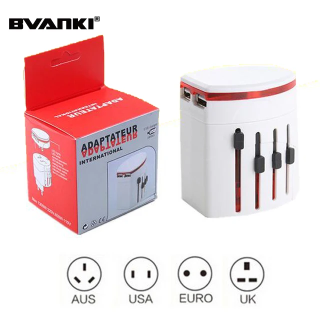 1a usb port universal travel adapter