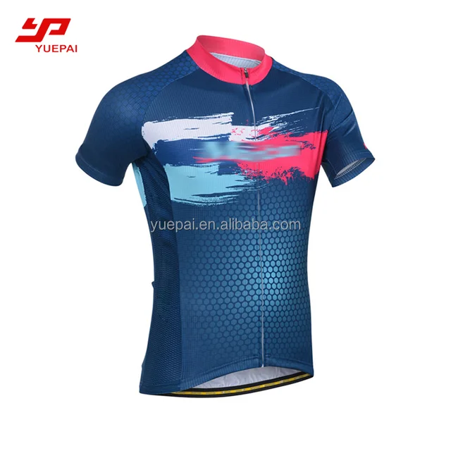 Sublimation Plaid Cycling Jerseys Bike Clothing Sportswear Bicycle Jersey Shirt