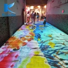 multi- Interactive floor games projection system Large area interactive floor projection