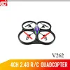 2014 Professional V262 weili smart drone quadcopter with camera Aircraft nacelle and missile