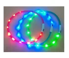 waterproof USB silicone collar with dog collar and dog collar led retractable