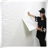 New design stone pattern self adhesive foam backed vinyl wallpaper 3D PE foam brick wall