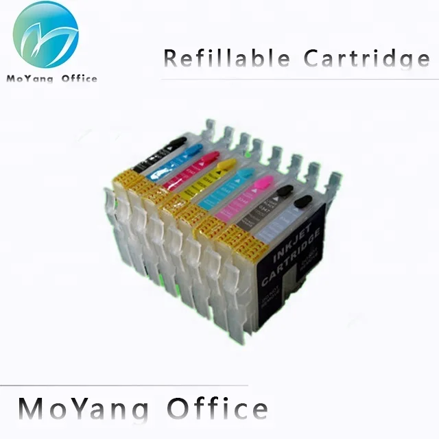 MoYang wholesale refillable ink cartridge T0341 to T0348 printer cartridge with chip Compatible for EPSON 2200 2100 Bulk Buy