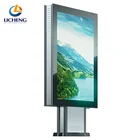 Outdoor Double Side Scrolling Advertising Mupi Led Lightbox