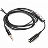 3.5mm Jack Plug Audio Headphone Adapter Male To Female Extension Cable With Controller Mic For For Android Phone