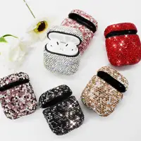 

Bling Luxurious Diamonds Charging Protective Rhinestone Case Cover for Earphones Accessories Great Gift