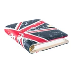 Competitive price pretty flag printed Color A5 Leather Loose Leaf Refill Notebook For Gift