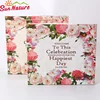 Sun Nature Custom High-End Recycled Pink Luxury Printed Flower Gift Box