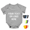 China Newborn Infant Wear Clothes Wholesale Cotton Design Your Own Custom Baby Grow Bodysuit