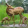 /product-detail/bronze-family-mother-with-baby-deer-sculptures-62164601222.html