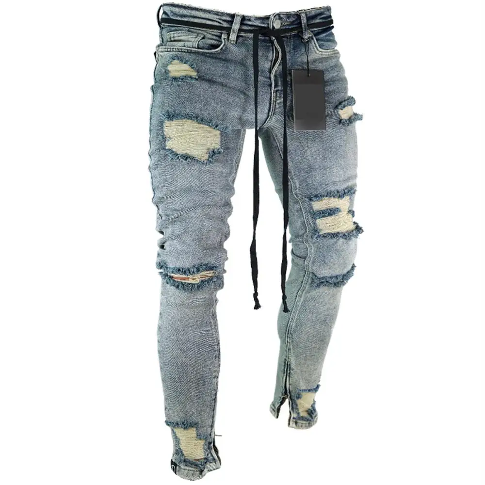 2019 spring stock d plus size sexy motorcycle blue jeans suit for men, Picture shows
2019 spring stock d plus size sexy motorcycle blue jeans suit for men, Picture shows
