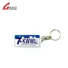 customized logo soft pvc metal aluminum keychain for promotional gift