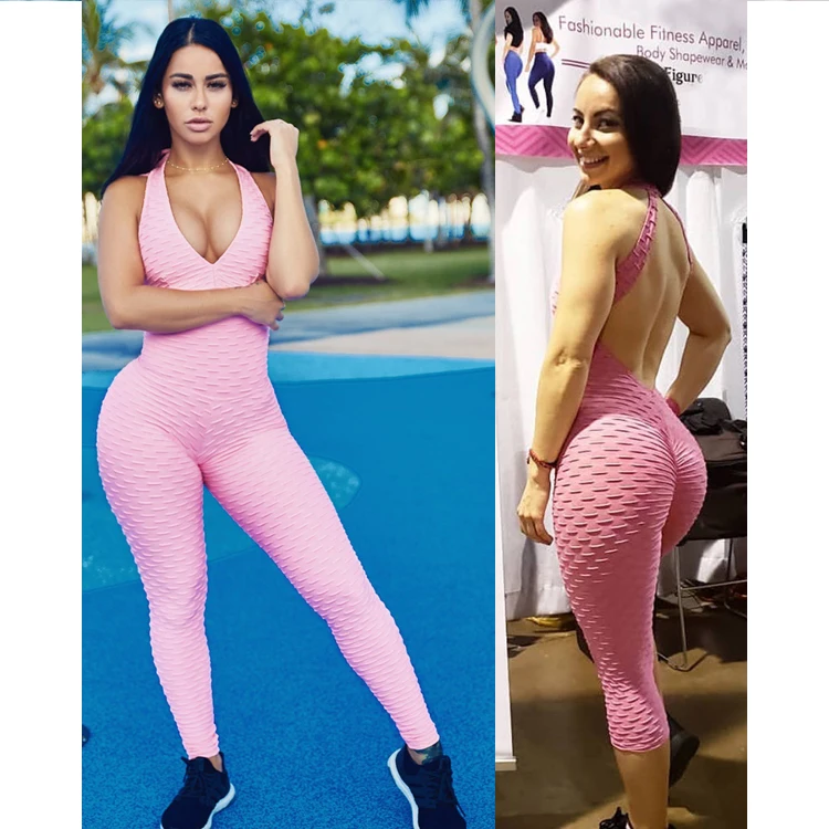 Free Shipping Backless Fashion Clothes For Women OEM Factory Sport Jumpsuit Deep V Sleeveless Honeycomb fabric Clothes set, Color avaliable
Free Shipping Backless Fashion Clothes For Women OEM Factory Sport Jumpsuit Deep V Sleeveless Honeycomb fabric Clothes set, Color avaliable