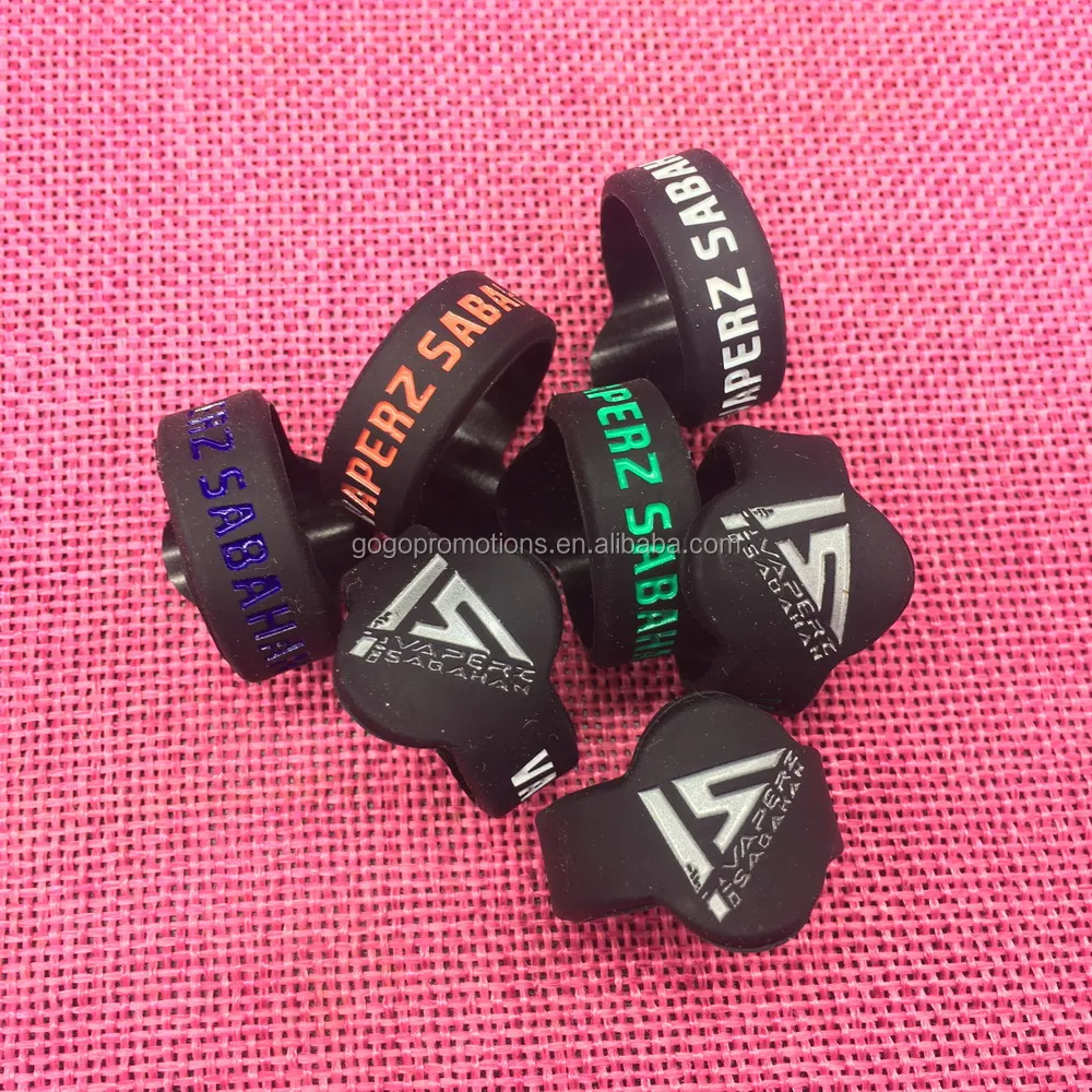 factory wholesale silicone vape bands for promotional gifts