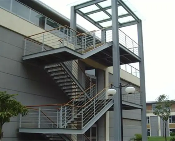 簡易インストールの鉄骨構造プレハブワークショップの階段 問屋・仕入れ・卸・卸売り