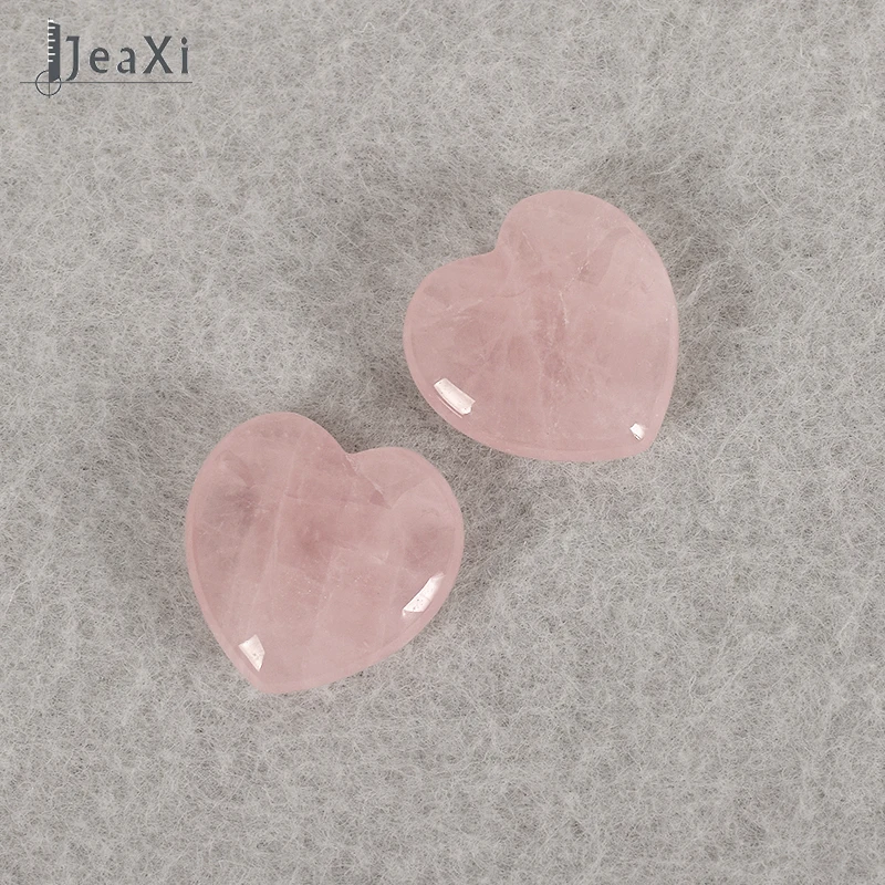 heart shaped rose quartz