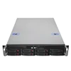 R 266-8 High Quality with competitive price 8 bay 2u Compact industrial Rackmount Chassis with hot swap server case for sale