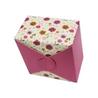 Black Or Purple Tiered Personalized Cake Pop Boxes In Malaysia Wholesale Fancy Paper Cake Box With Handle