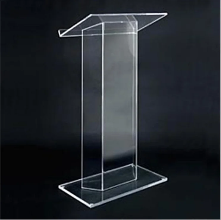 Manufacturing Customized clear acrylic church podium