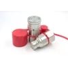 (ISO16028) flat face 1" BSP/NPT Thread female / male stainless steel or steel hydraulic quick connect couplings