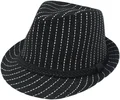 Wholesale Paper Fabric Cheap black Fedora Hats