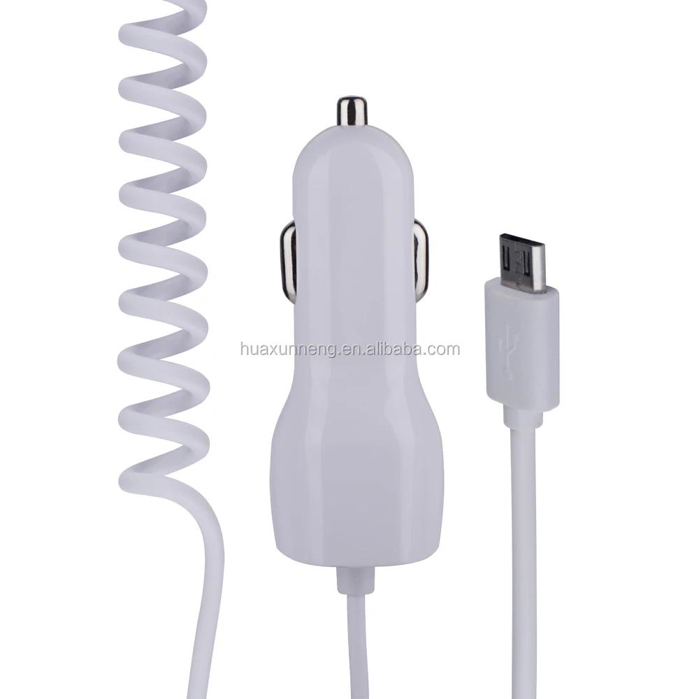 Fast car charger 3.1A single USB with micro cable OEM/ODM factory price with CE FCC ROHS