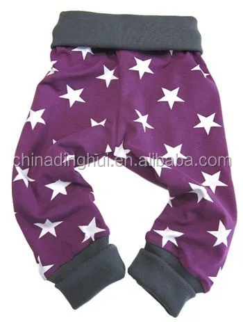 Cotton Babies Star Pattern Elastic Harem Pants