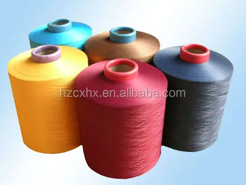 100% polyester filamnet yarn on cone and thread to sewing
