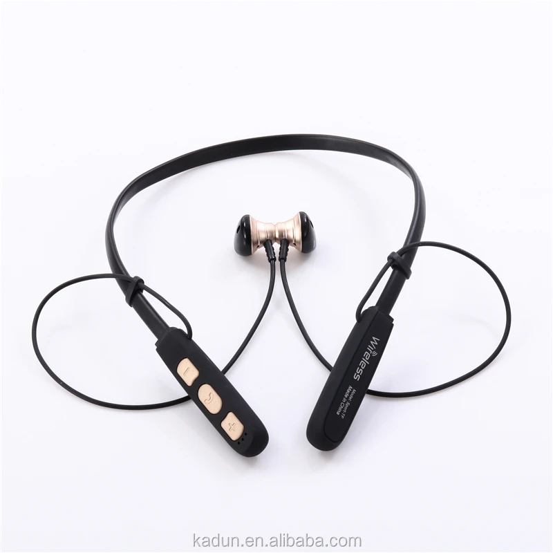 Kadun KD-355BT BT Wireless Ear Buds neckband With TF Card stereo headphone mp3 player - ANKUX.COM