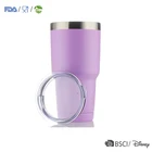 Promotion vacuum insulated travel mug double layer thermal cup tumbler cups stainless steel with private label