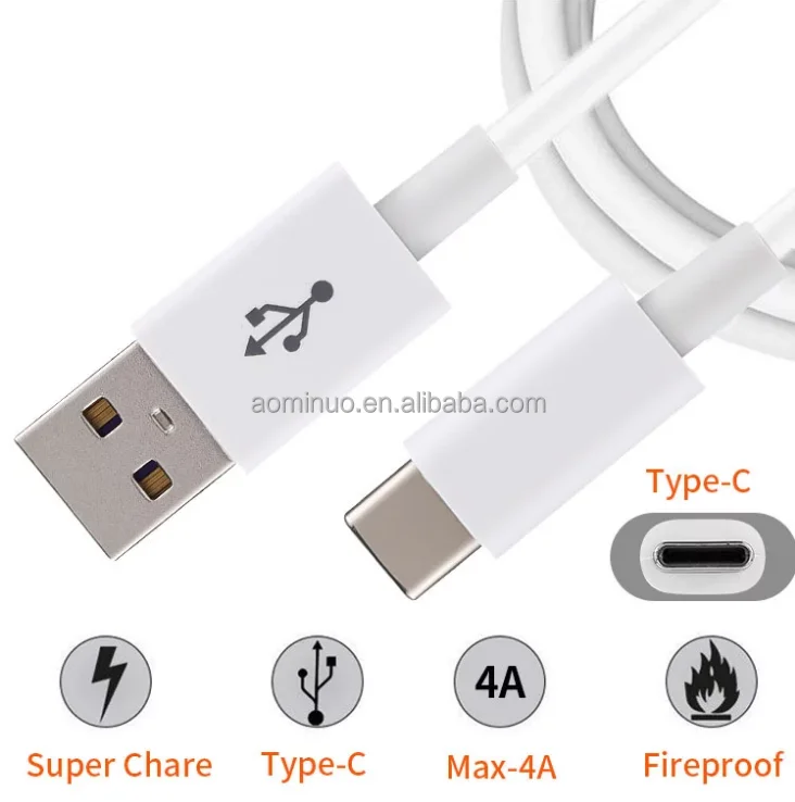 2018 NEW Super Fast Charging 4.5V 5A USB Type-C Cable USB 3.0 3.1 Type C Cable For Huawei For Android mobile phones, White black 
2018 NEW Super Fast Charging 4.5V 5A USB Type-C Cable USB 3.0 3.1 Type C Cable For Huawei For Android mobile phones, White black