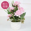 cheap artificial potted landscape flowers for wedding and home decoration
