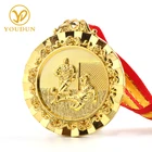 Custom gold football sports metal sports medal