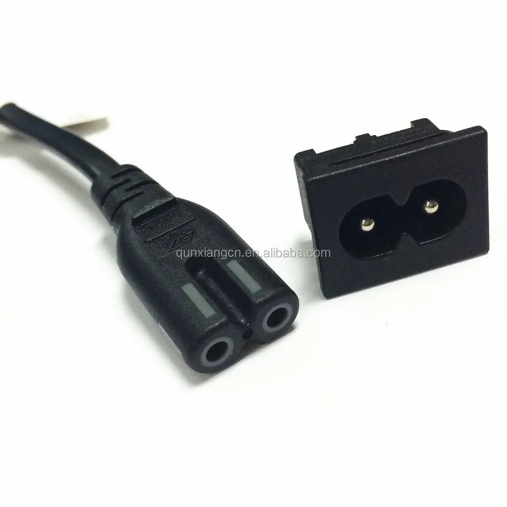 2 Pin Female Male legal character tail connector