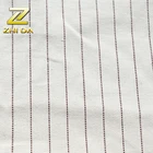 Wholesale woven linen plaid style 100% linen fabric for cloth purses