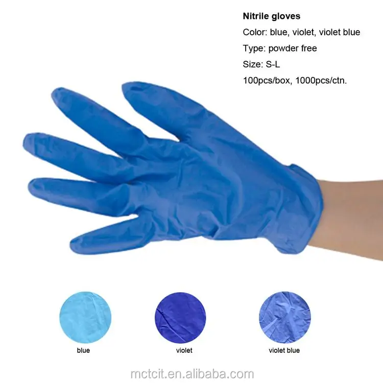 CIT Nitrile gloves-violet color