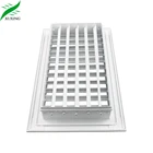aluminum double deflection grille ceiling directional air conditioning vent registers