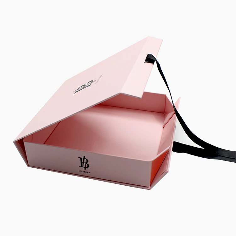 custom pink gift cardboard printed logo paper box for electronic