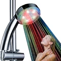 8008-A19 multicolor fast flashing handheld shower head for bathroom
