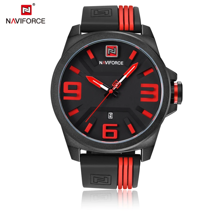 NAVIFORCE 9098 2019 Hot Watch Men Top Brand Sport Military Quartz Wristwatches Silicone Strap Waterproof 5 Color
NAVIFORCE 9098 2019 Hot Watch Men Top Brand Sport Military Quartz Wristwatches Silicone Strap Waterproof 5 Color