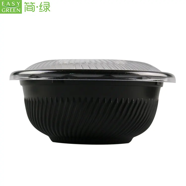 Easy Green 550ml Microwavable Plastic Disposable Food Packaging Container Rice Bowls For Food, Black or customized
Easy Green 550ml Microwavable Plastic Disposable Food Packaging Container Rice Bowls For Food, Black or customized