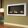 Good quality european style 3 burners wall inserted ethanol fireplace (FP-010W)