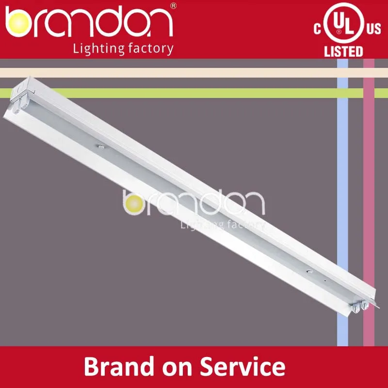 Led Lighting Housing Lowes Fluorescent Ceiling Batten T8 Fixture