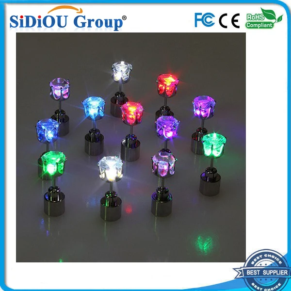 led light up christmas earrings earring led