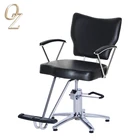 Black PVC Leather Portable Hairdressing Chair Styling Salon Chair Wholesale