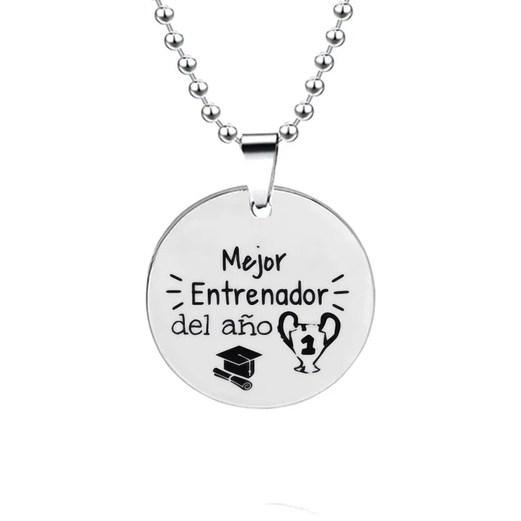 Stainless Steel Engraved Teachers' Day Gift Jewelry Custom Name Pendant Thanks Necklace, Picture
Stainless Steel Engraved Teachers' Day Gift Jewelry Custom Name Pendant Thanks Necklace, Picture