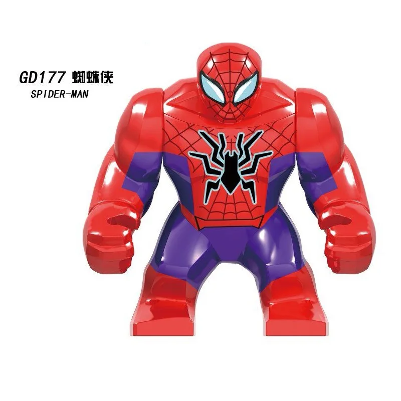 Nuevo Spiderman! Marvel superhéroe Aveng final gran figura Superman Spider-man juguetes de bloques