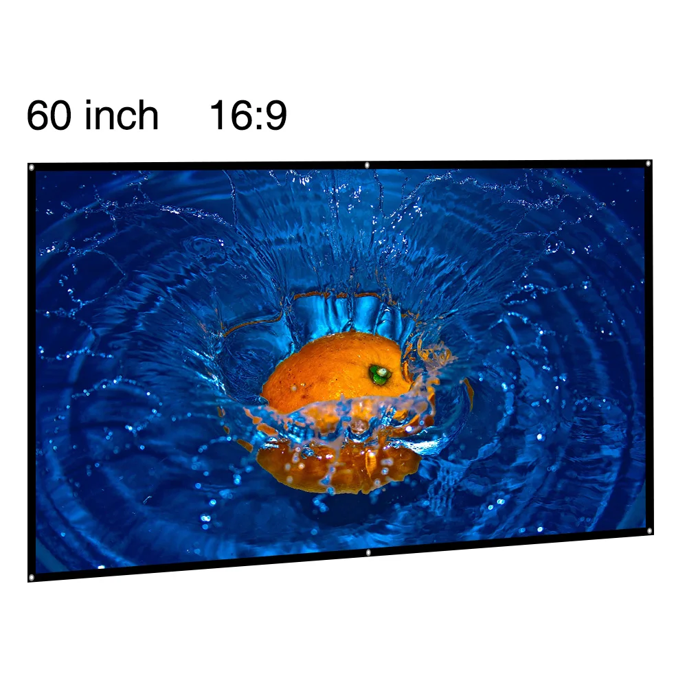 Portable projection screen 60inch 16:9 Matt White HD Foldable Projector Screen, Matte white
Portable projection screen 60inch 16:9 Matt White HD Foldable Projector Screen, Matte white